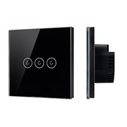 Выключатель сенсорный SWT-OMALI-S03-ZB-BK (250V, 10A, Zigbee) (Arlight, Стекло) 050046