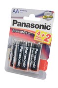 Panasonic Everyday Power LR6EPS/6BP 4+2F LR6 4+2шт BL6(блистер6шт) 13852-1
