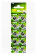 GP Alkaline cell 189-C10 AG10 BL10(блистер 10шт) 01618