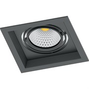 Светодиодный светильник Feron AL201 карданный 1x20W 4000K 35 градусов ,черный 41290-2