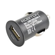 Адаптер/блок питания автомобильный ROBITON USB1000/Auto S 13655