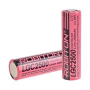 ROBITON LGC2500 20А (LG 18650HE2) без защиты  PK1 13567