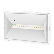Pelastus PL EM 1.5 Аварийный светильник светодиодный, универсальный. Постоянный/непостоянный режим работы. IP65, 3,2В; 1,6Ач; (LiFEPO4) 269х144х39мм PL EM 1.5
