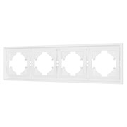 Рамка пластиковая FRM-TENDO-PL-4-WH (Arlight, -) 053847