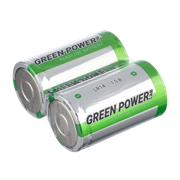 Батарейка GREEN POWERlab LR14 C Shrink 2 Alkaline 1.5V (2/24/288)(в упаковке 2шт) 00-00034160