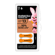 DURACELL HEARING AID ACTIVAIR 13 в пласт. боксе 6 шт 19470