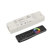 Диммер ARL-SET-PWM-104-72-RGBW-SH-IN, комплект (12-24V, 4x6A, 2.4G) (Arlight, IP20 Пластик, 3 года) 061157