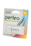 PERFEO PF-C11W016 USB 16GB белый BL1(блистер 1шт) 15316
