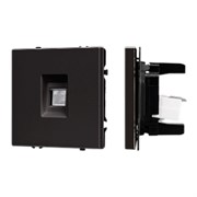 Механизм компьютерной розетки SCT-NOBE-MPC1-SFPL-BK (RJ-45, CAT6) (Arlight, -) 054305