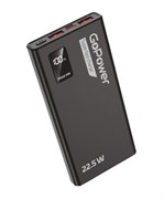 Внешний аккумулятор GoPower PB03-20 20000mAh 3.0A 22.5W 2USB/Type-C черный (1/50) 00-00029660-1