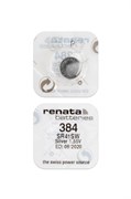 Батарейки серебряно-цинковые RENATA SR41SW    384 (0%Hg), упак. 10 шт 13000