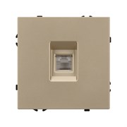 Механизм компьютерной розетки SCT-NOBE-MPC1-SFPL-GD (RJ-45, CAT6) (Arlight, -) 054306