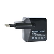 Адаптер/блок питания ROBITON App05 Charging Kit 2.4A iPhone/iPad (100-240V) BL1(блистер 1шт) 14266