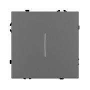 Механизм выключателя одноклавишный проходной LED SWT-NOBE-MKP1-SFPL-L-GR (230V, 10A) (Arlight, -) 054263