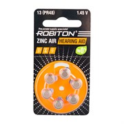 ROBITON HEARING AID R-ZA13-BL6 13 PR48 DA13 V13A BL6(блистер 6шт) 16912