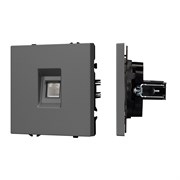 Механизм компьютерной розетки SCT-NOBE-MPC1-SFPL-GR (RJ-45, CAT6) (Arlight, -) 054307