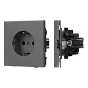 Механизм электрической розетки SCT-TENDO-MEU1-SFPL-GR (230V, 16A) (Arlight, -) 054640