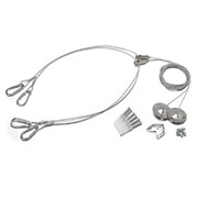 Комплект тросовых подвесов для LED-панелей Vossloh-Schwabe BP-Suspension Kit, 570320 570320.82-1