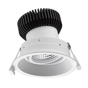 Корпус светодиодного встраиваемого поворотного светильника DL-LED DEEP 22Вт, 18гр, белый DL-D3-3016-W18