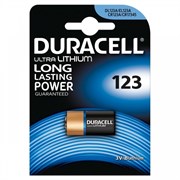Батарейки DURACELL HIGH POWER LITHIUM CR123A BL1 (блистер 1шт) 5000394123106