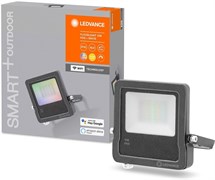 Умный светильник светодиодный Ledvance | Osram SMART WI-FI FLOOD 10W RGBW 630lm IP65 DG с управлением 4058075474604