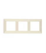 Valena LIFE Рамка 3 поста слоновая кость универсальная 754043