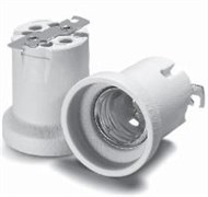 Патрон 12811 VS   Е40 на планке (с предохр-лем лампы) 108375.01