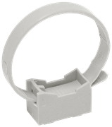 Хомутный держатель со стяжкой серый CFF1 16-32 мм IEK (100шт) CTA10MP-CFF132-K41-100