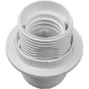 Патрон Navigator 71 603 NLH-PL-R1-E27 пластик люстровый с кольцом белый 71603 NLH-PL-R1