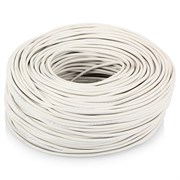 Провод круглый ПВХ 2х0,75мм2 белый (100 м) (Salcavi Италия) H03VV-F02X0.75BI