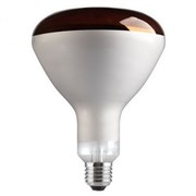 Лампа FL-IR R125 150W RED E27 230V красное стекло (инфракрасная  ) 609830