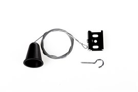 Комплект подвеса для шинопровода 1,5м TSP-34-2 , черный - PROLineR 2000000787718