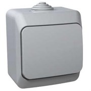 ЭТЮД IP44 О/У ВЫКЛЮЧАТЕЛЬ с самовозвратом 10 АХ.СЕРЫЙ. Россия KA10-041C