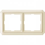 Merten Рамка 2 поста, ANTIK, цвет бежевый MTN483244