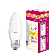 Свеча LS CLB 75  8W/830 220-240V FR  E27 806lm     240° 15000h   OSRAM LED-лампа 4058075210745