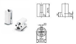 Патрон 526018   G8,5 для ГРЛ керамический, Т300 33650