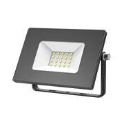 Прожектор Gauss Elementary 20W 1750lm 6500К 200-240V IP65 черный LED 1/20 613100320