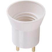 Ecola base Переходник вилка-патрон E27  Белый APU27WEAY