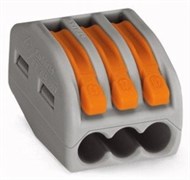 (сняты) FJ-403 3х0,08-4/2,5 мм2, аналог WAGO - клемма универсальная строительно-монтажная FJ-403