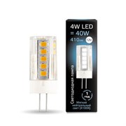 Лампа Gauss G4 12V 4W 410lm 4100K керамика LED 1/10/200 207307204