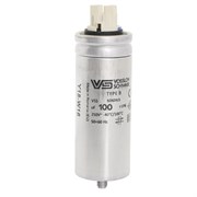 Конденсатор _WTB100 мкФ ±5% 250V  d55 l148 M10x16 (Алюм. корпус/Wago/-25С...+70C)   506363