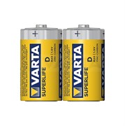Батарейки большие VARTA SUPERLIFE 2020 R20 SR2 (блистер плёнка 2шт) 4008496556540