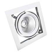 Светильник DL-LED KARDO 1*30W 38гр КОРПУС (H02030) Белый - светодиодного встраиваемого поворотного  а DL-2000000727950