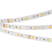 Лента RT6-5050-60 24V RGB-White 2x (300 LED) (arlight, 14.4 Вт/м, IP20) 018325