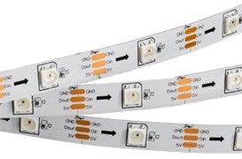 Лента SPI 2-5000P 5V RGB (5060,150 LEDx1, 2812, W) 2000000241333