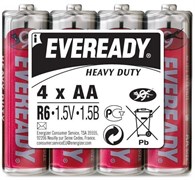 Батарейки ENERGIZER EVEREADY HD АА SHP4 RU плёнка (блистер 4шт) 7638900370812