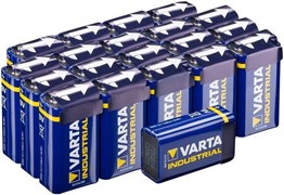 Батарейки Крона VARTA Industrial 9V (упаковка 20шт) 4008496356799