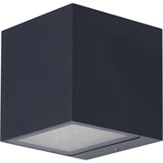 WI-FI SMART BRICK DARK GREY RGBW 550lm 85x85x85mm  IP44 - уличн. БРА(куб) светильник LEDV 4058075564367