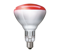 PHILIPS  IR250RH BR125 E27 230-250V d125x181 красная - лампа 923212043801
