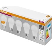 Лампочка светодиодная OSRAM LED Value A, 1200 лм, 13 Вт, 3000К (теплый белый свет). Цоколь E27, упаковка 5 шт. 4058075577800